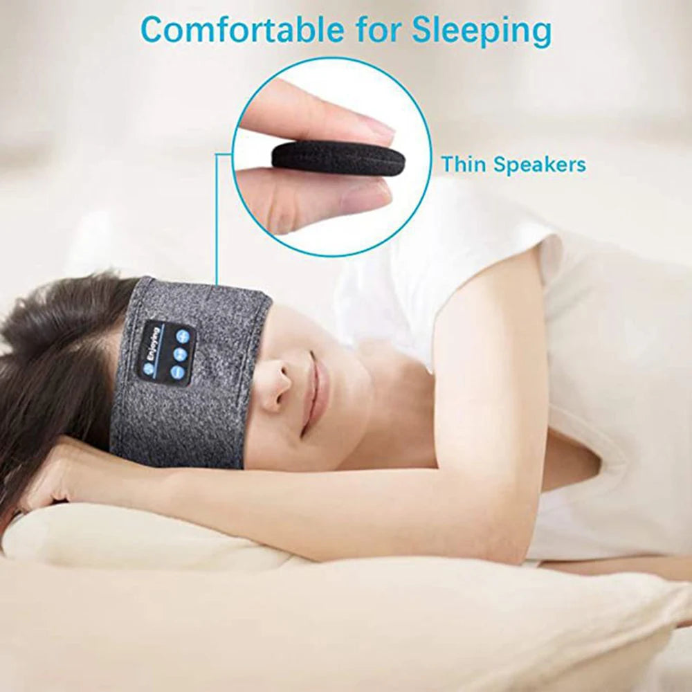 Enjoying™ Antifaz bluetooth 5.0 Sonido HQ perfecto para dormir